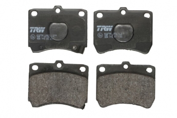 Купить GDB773 TRW Тормозные колодки передние Fiesta 3 1.0 с звуковым предупреждением износа